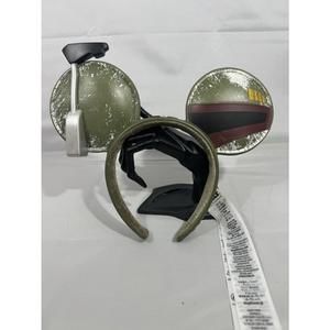 Disney Parks Boba Fett Star Wars Mickey Mouse Ears Headband 2022 - NEW